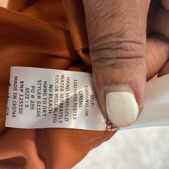 Rust Color Dress - Picture 6 of 6